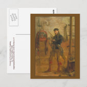 Portrait von Frank Hamilton Cushing von Thomas Eak Postkarte (Vorne/Hinten)