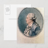 Portrait von Franz Anton Mesmer Postkarte (Vorne/Hinten)