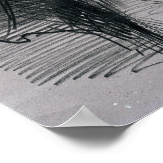 Portrait von Franz Liszt August 1832 Poster (Ecke)