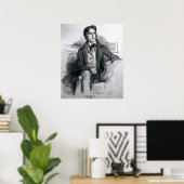 Portrait von Franz Liszt August 1832 Poster (Heimbüro)