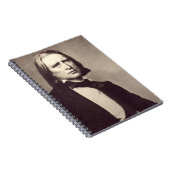 Portrait von Franz Liszt Notizblock (Rechte Seite)