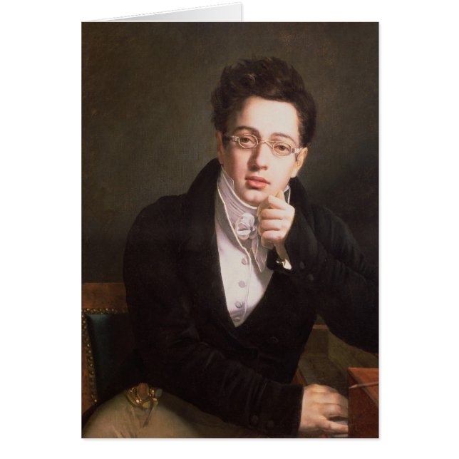 Portrait von Franz Schubert , österreichischer Kom (Vorne)