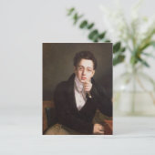 Portrait von Franz Schubert , österreichischer Kom Postkarte (Stehend Vorderseite)