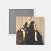 Portrait von Frau Agnes Williamson Magnet (Vorderseite/Rückseite)