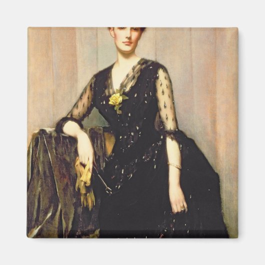 Portrait von Frau Agnes Williamson Magnet (Vorne)