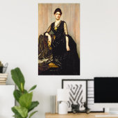 Portrait von Frau Agnes Williamson Poster (Heimbüro)