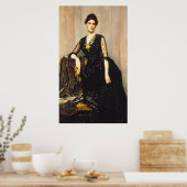 Portrait von Frau Agnes Williamson Poster (Küche)