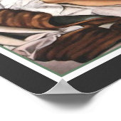 Portrait von Frau Alan Bott von Tamara de Lempicka Poster (Ecke)