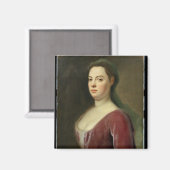 Portrait von Frau Denner Magnet (Vorderseite/Rückseite)
