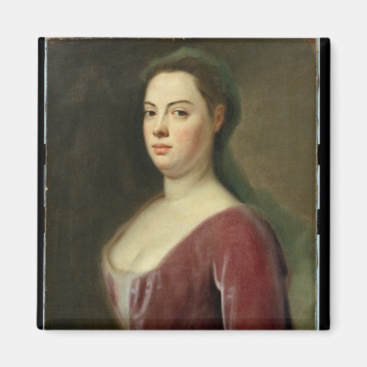 Portrait von Frau Denner Magnet (Vorne)