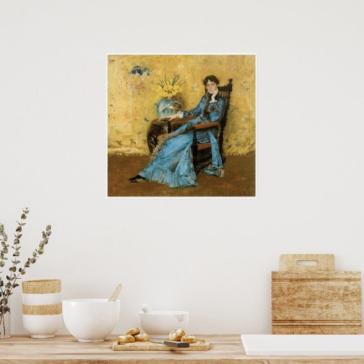 Portrait von Frau Dora Wheeler, 1883 Poster (Küche)