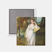 Portrait von Frau Henry Maxwell Magnet (Vorderseite/Rückseite)