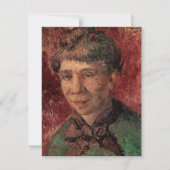 Portrait von Frau Madame Tanguy, Vincent van Gogh (Vorderseite)