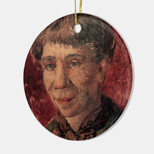 Portrait von Frau Madame Tanguy, Vincent van Gogh Keramikornament (Links)