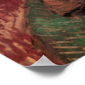 Portrait von Frau Madame Tanguy, Vincent van Gogh Poster (Ecke)