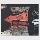 Portrait von Frau Pompadour, Modigliani Geschenkpapier (Flach)