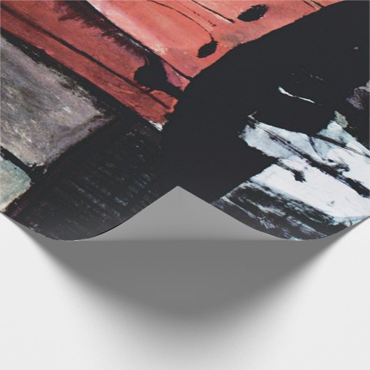 Portrait von Frau Pompadour, Modigliani Geschenkpapier (Ecke)