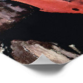 Portrait von Frau Pompadour, Modigliani Poster (Ecke)