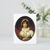 Portrait von Frau Robert Burne-Jones Postkarte (Stehend Vorderseite)