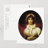 Portrait von Frau Robert Burne-Jones Postkarte (Vorne/Hinten)