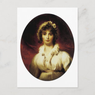Portrait von Frau Robert Burne-Jones Postkarte