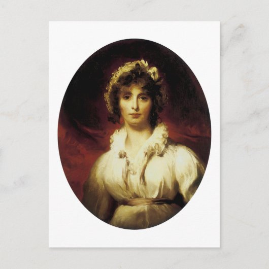 Portrait von Frau Robert Burne-Jones Postkarte (Vorderseite)