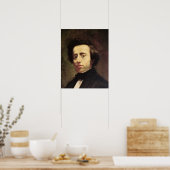 Portrait von Frederic Chopin 2 Poster (Küche)