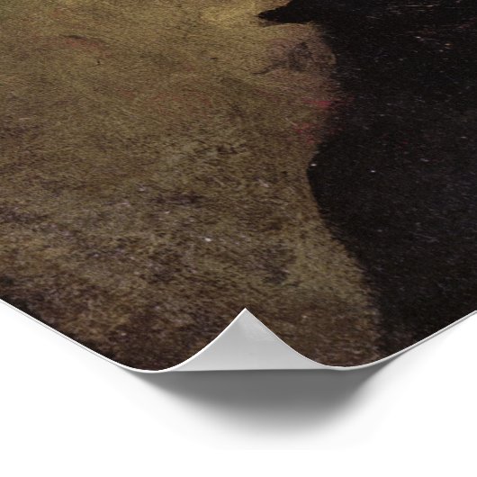 Portrait von Frederic Chopin 2 Poster (Ecke)