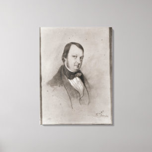 Portrait von Frederic Chopin Leinwanddruck