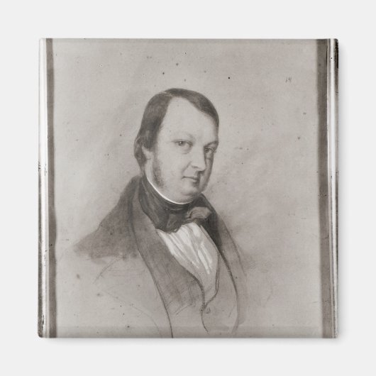 Portrait von Frederic Chopin Magnet (Vorne)