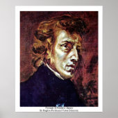 Portrait von Frédéric Chopin Poster (Vorne)