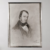 Portrait von Frederic Chopin Poster (Vorne)