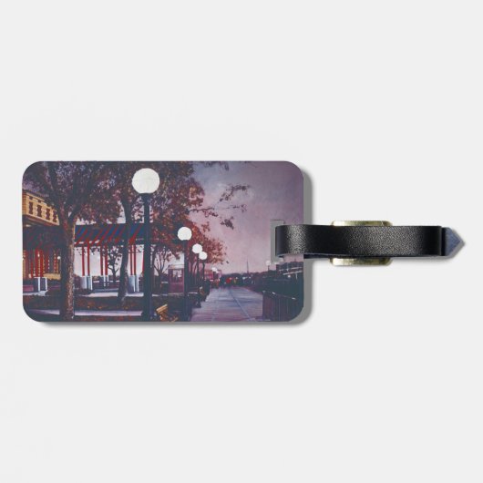 Portrait von Freedom Birthplace Gepäckanhänger (Rückseite horizontal)