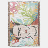 Portrait von Frida Kahlo Decke (Vorderseite Vertikal)