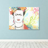 Portrait von Frida Kahlo Leinwanddruck (Insitu (Holzboden))