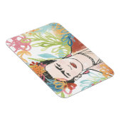 Portrait von Frida Kahlo Magnet (Rechte Seite)