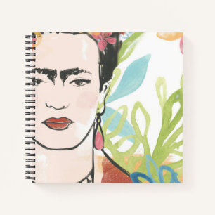 Portrait von Frida Kahlo Notizblock
