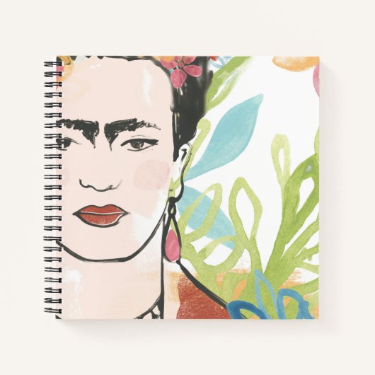 Portrait von Frida Kahlo Notizblock (Vorderseite)