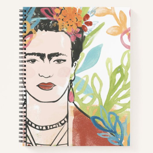 Portrait von Frida Kahlo Notizblock (Vorderseite)