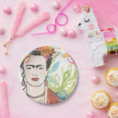 Portrait von Frida Kahlo Pappteller (Party)