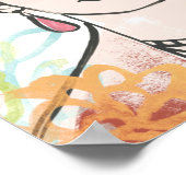 Portrait von Frida Kahlo Poster (Ecke)