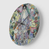 Portrait von Friederike Maria Beer von Gustav Klim Große Wanduhr (Winkel)