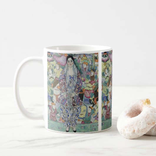 Portrait von Friederike Maria Beer von Gustav Klim Kaffeetasse (Mit Donut)