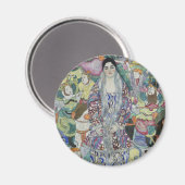 Portrait von Friederike Maria Beer von Gustav Klim Magnet (Vorderseite/Rückseite)