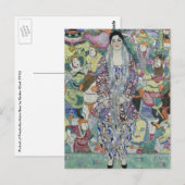 Portrait von Friederike Maria Beer von Gustav Klim Postkarte (Vorne/Hinten)