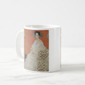 Portrait von Fritza Riedler von Gustav Klimt Kaffeetasse (Vorderseite Links)