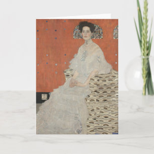 Portrait von Fritza Riedler von Gustav Klimt Karte