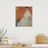 Portrait von Fritza Riedler von Gustav Klimt Poster (Küche)