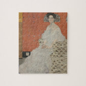 Portrait von Fritza Riedler von Gustav Klimt Puzzle (Vertikal)