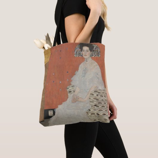 Portrait von Fritza Riedler von Gustav Klimt Tasche (Von Nahem)